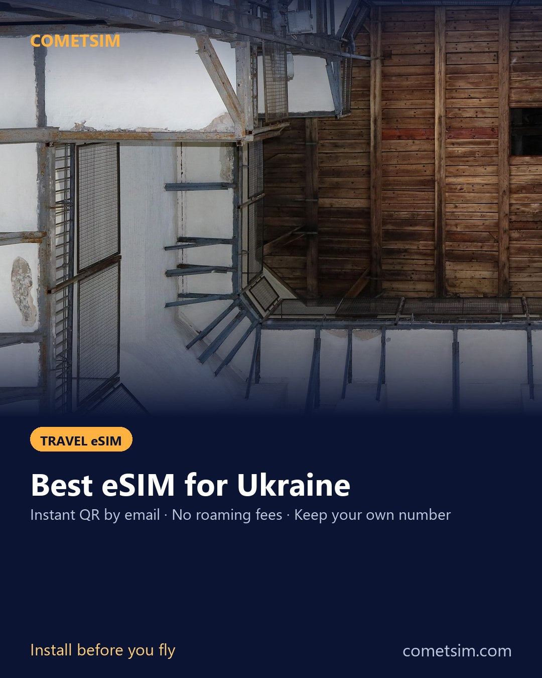 Ukraine travel eSIM – instant QR, no roaming fees