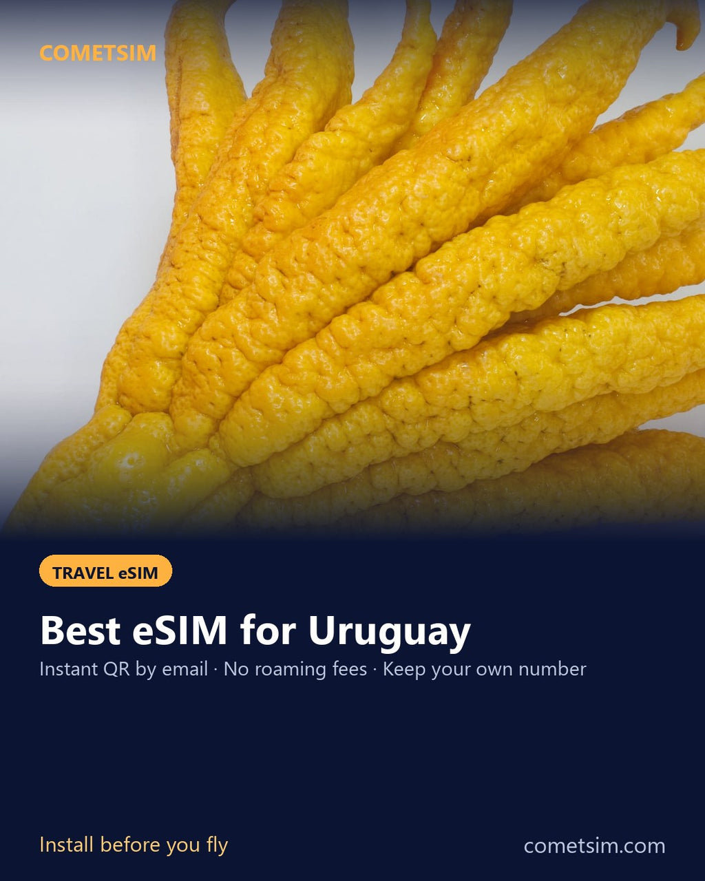 Uruguay travel eSIM – instant QR, no roaming fees